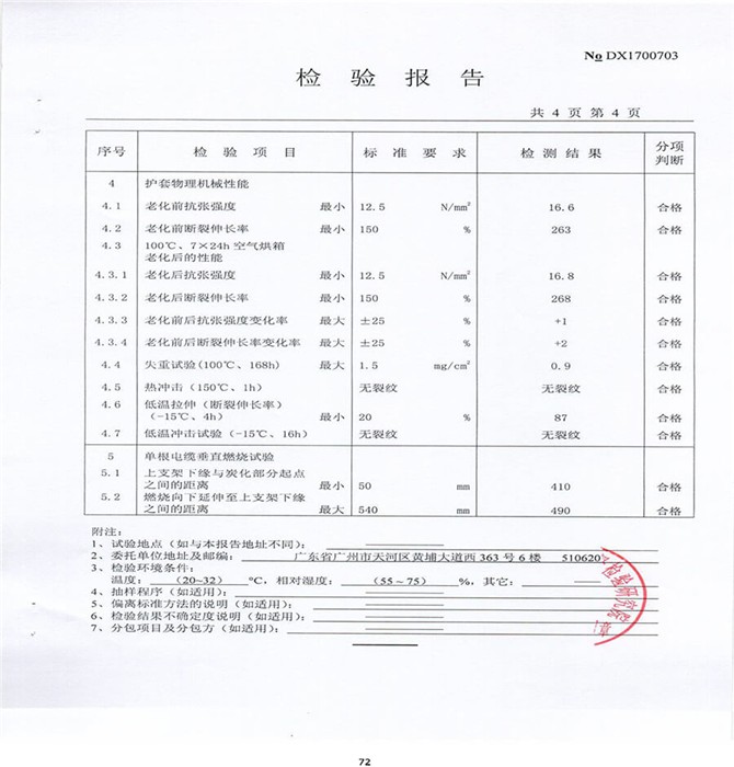 檢驗報告