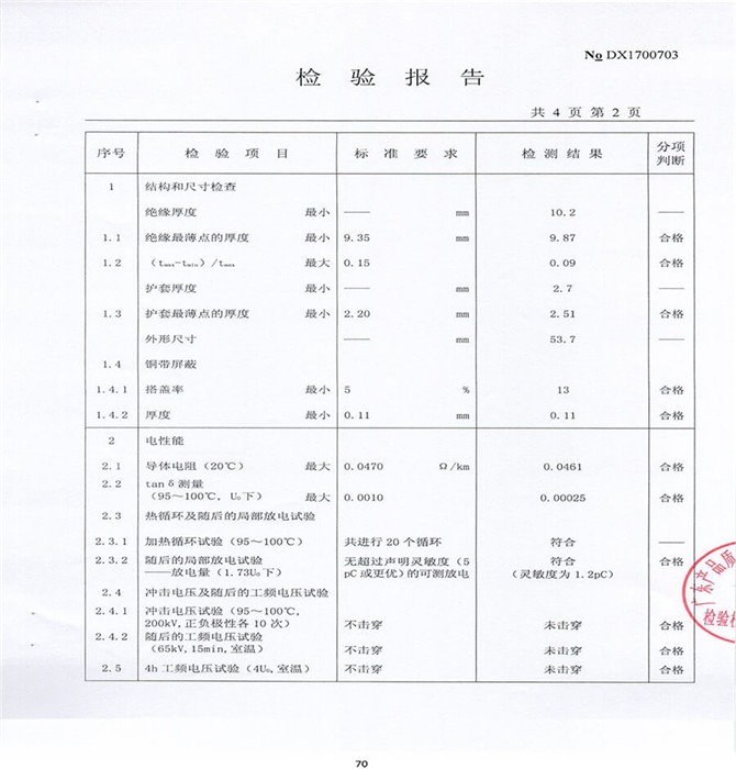 檢驗報告